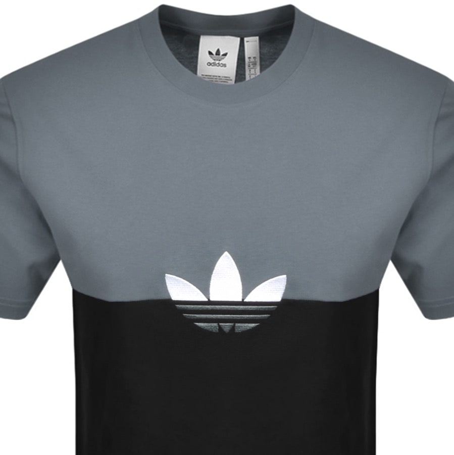 Alternative Image for Productadidas Originals Slice Trefoil T Shirt Blue2